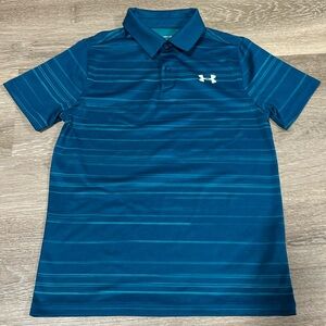 GUC Under Armour Boys Loose Fit Heatgear Polo Youth M